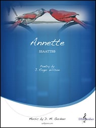 Annette SATB choral sheet music cover Thumbnail